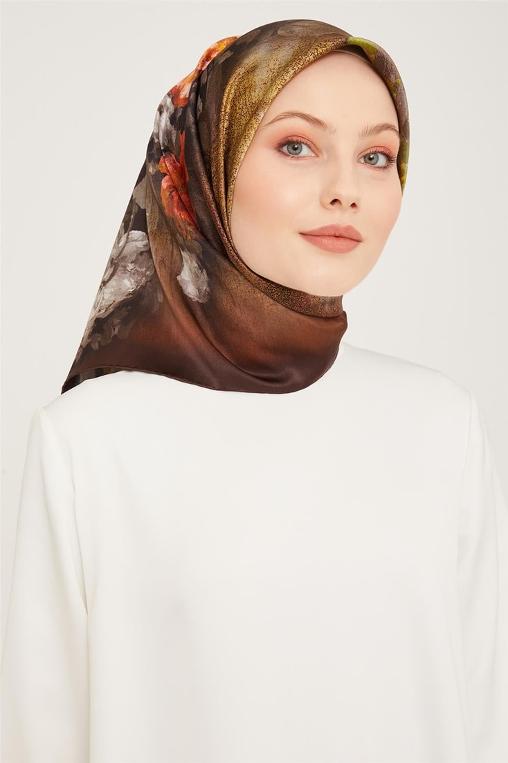 Armine Twill İpek Eşarp 23Ka9025 34
