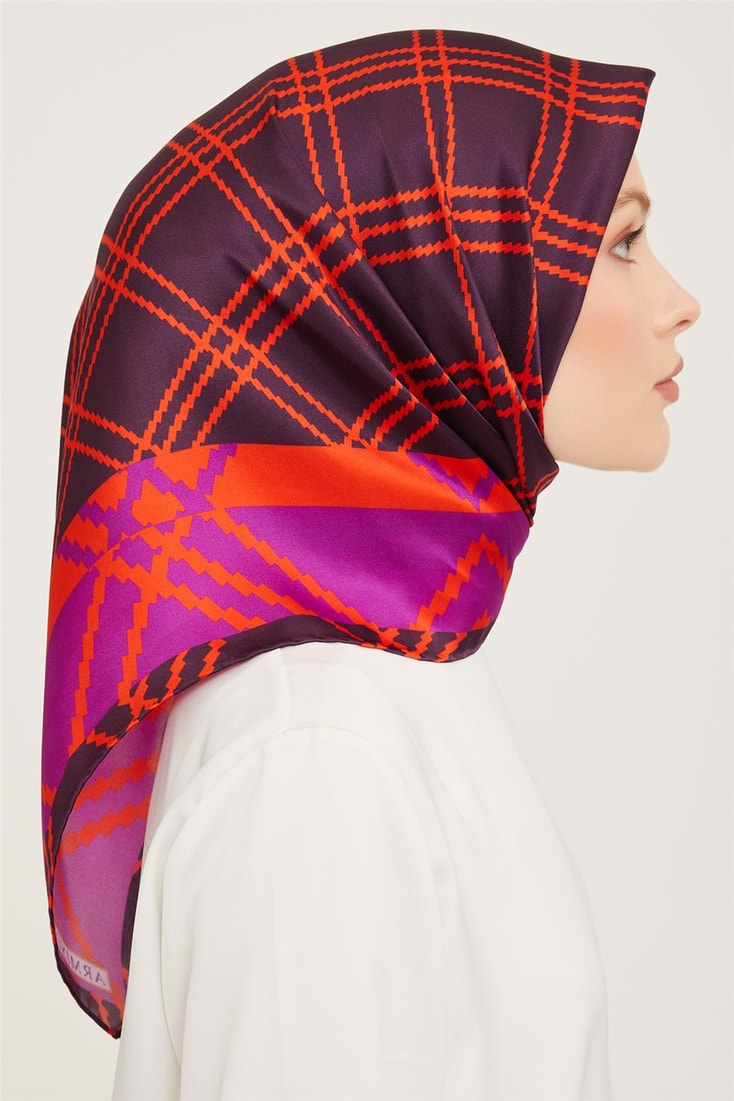 Armine Sura İpek Eşarp 23Ka9040 8 03