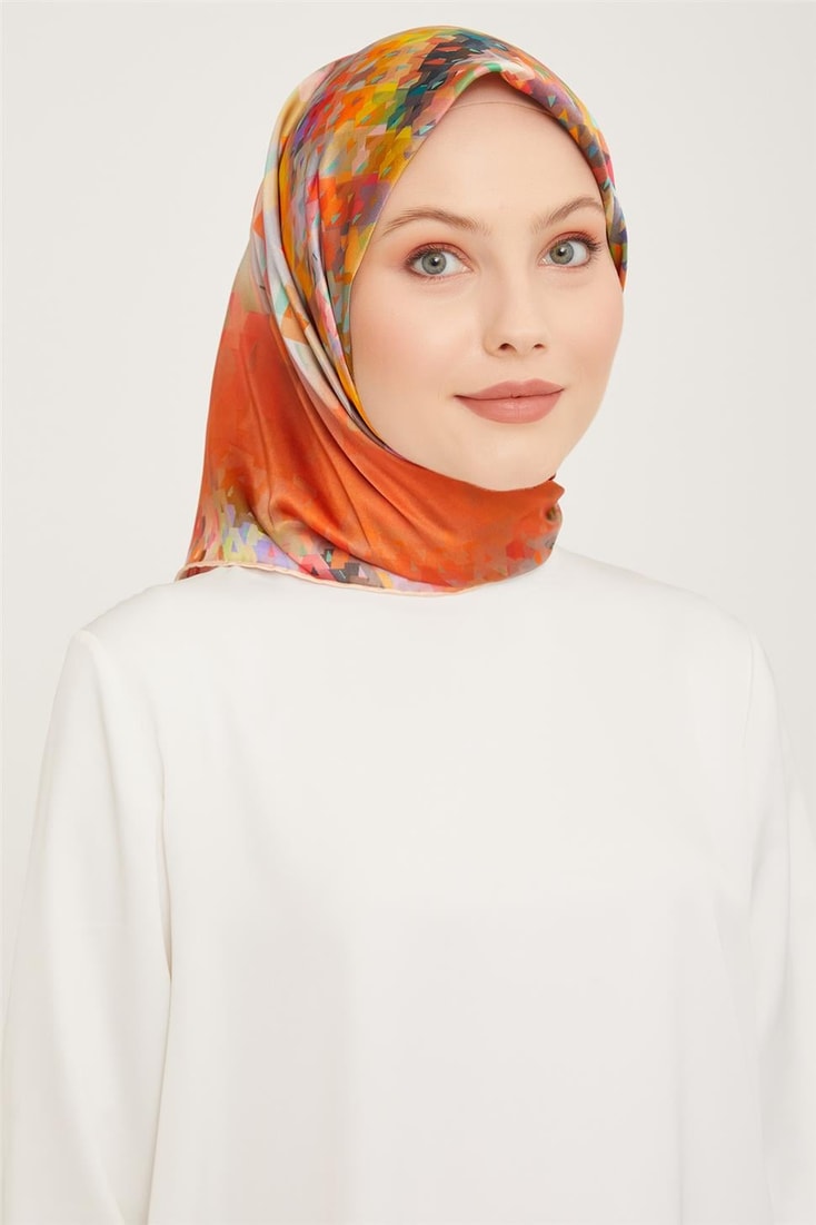 Armine Twill İpek Eşarp 23Ka9043 22 03