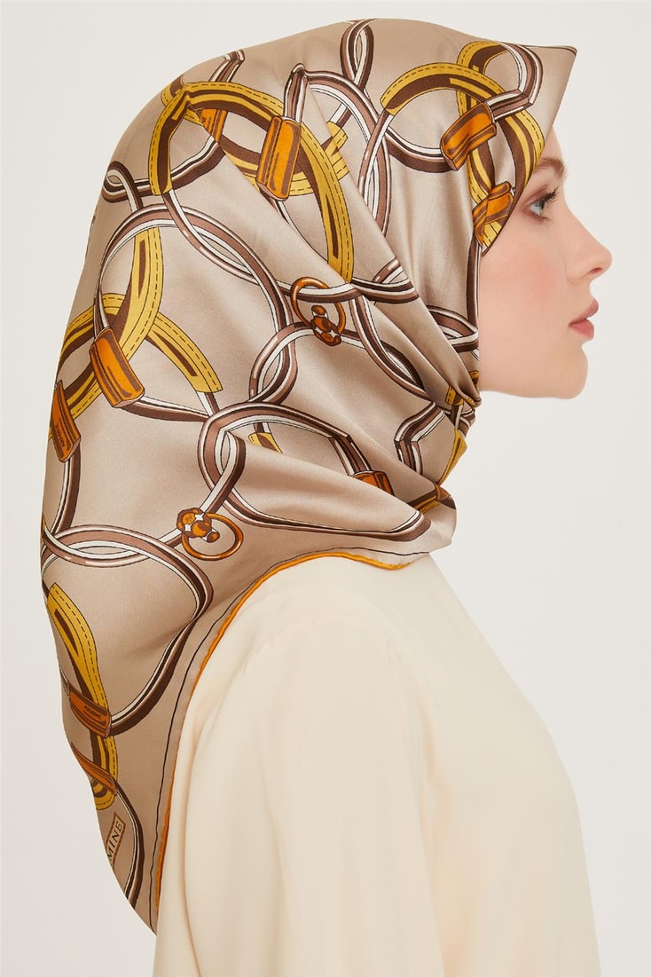 Armine Sura Saf İpek Eşarp 9203D 33