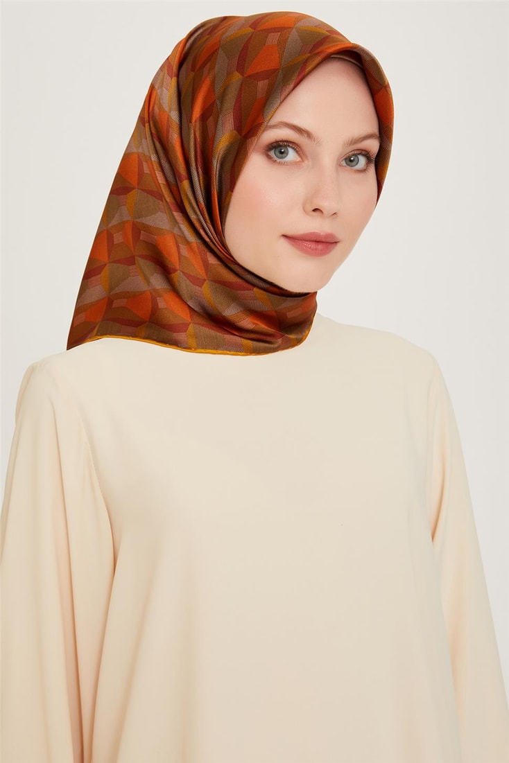 Armine Sura Saf İpek Eşarp 9204D 38
