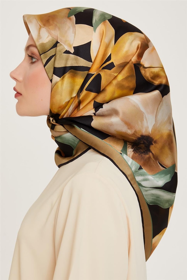 Armine Sura Saf İpek Eşarp 9205D 84 56