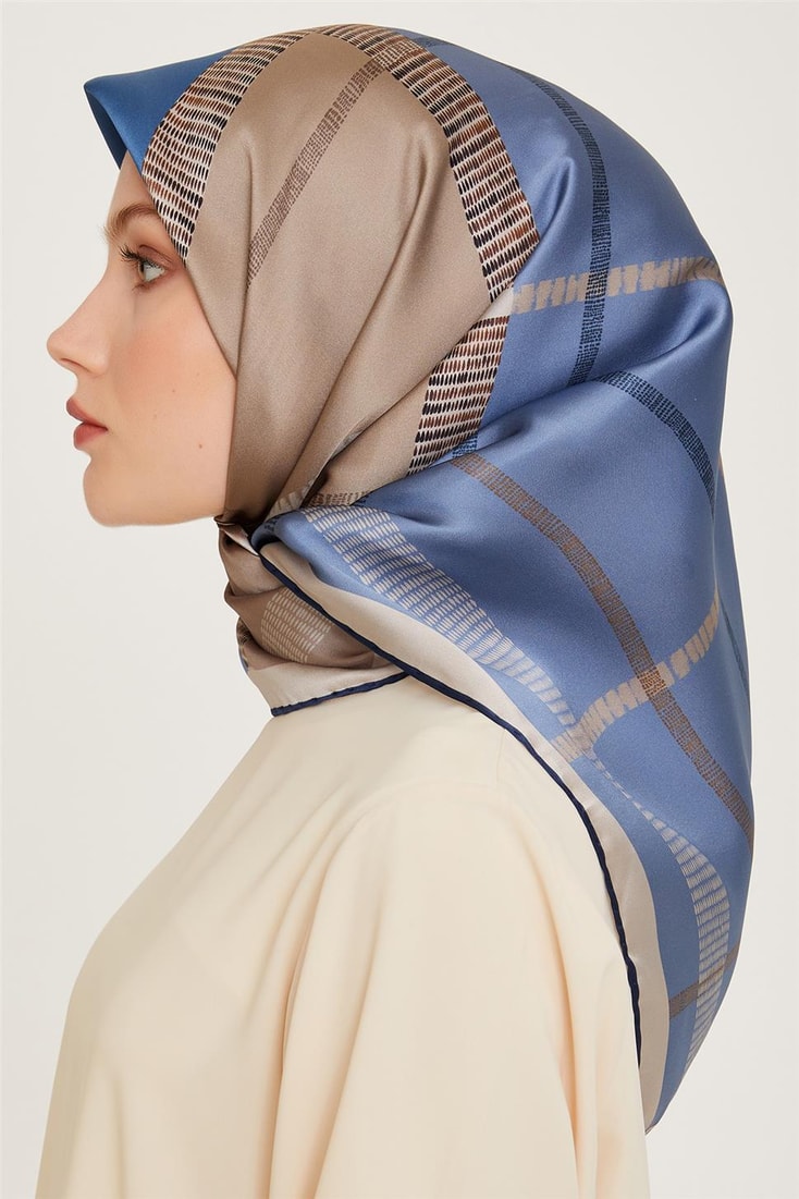 Armine Sura Saf İpek Eşarp 9206D 06