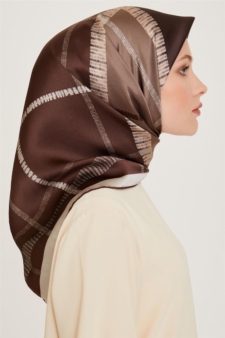 Armine Sura Saf İpek Eşarp 9206D 87