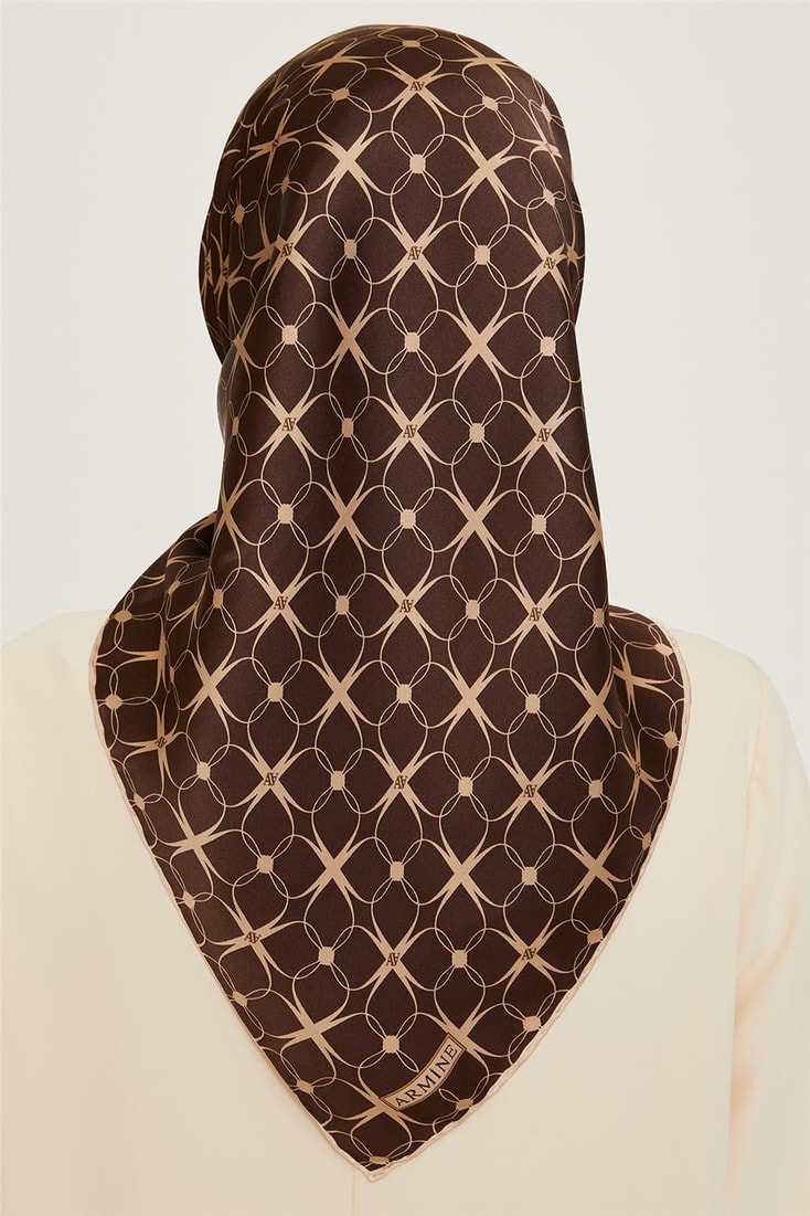Armine Sura Saf İpek Eşarp 9207D 01 34