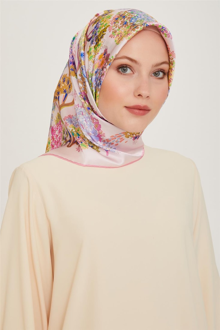 Armine Sura Saf İpek Eşarp 9209D 04