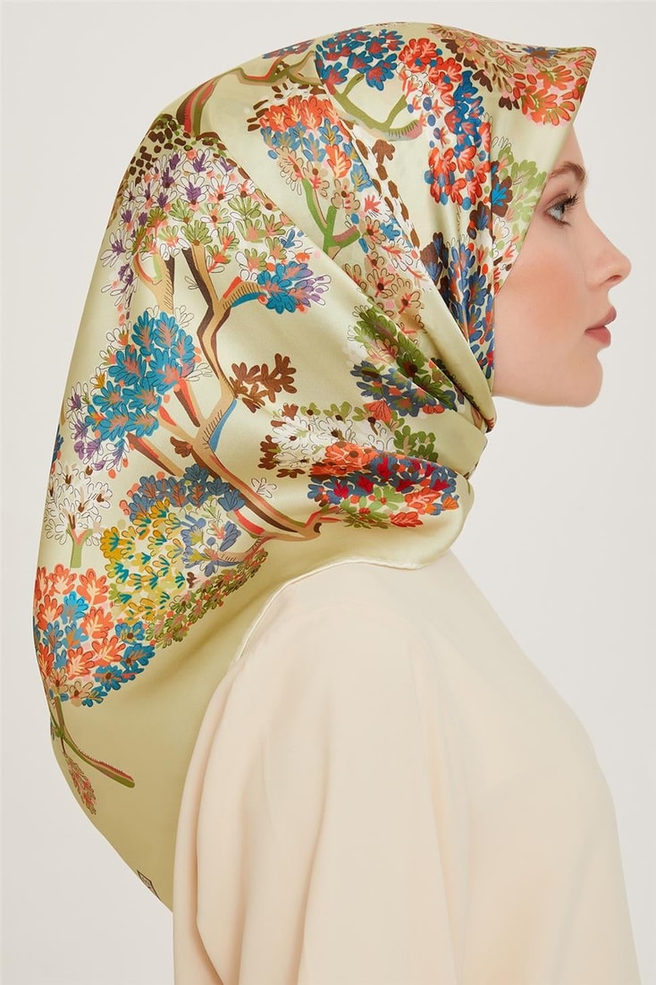 Armine Sura Saf İpek Eşarp 9209D 80