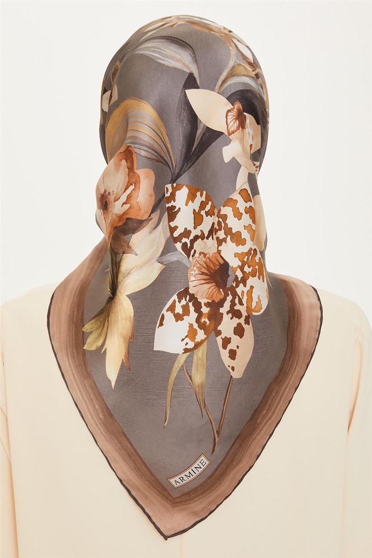 Armine Sura Pure Silk Scarf 9215D 81 04