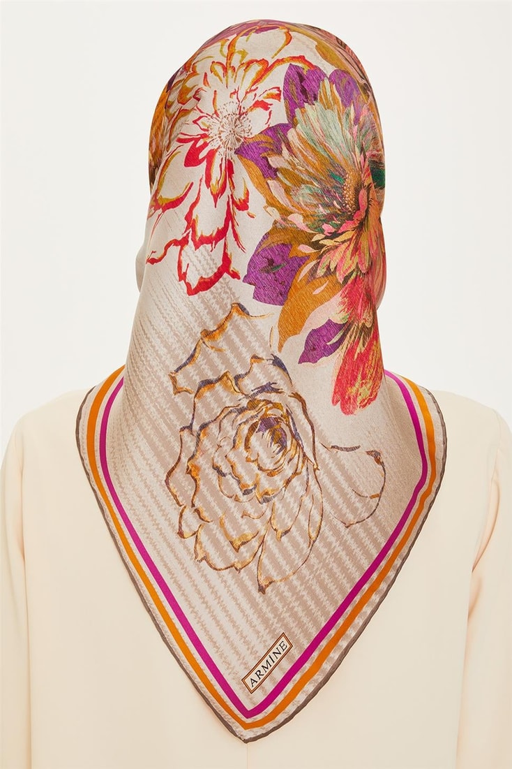 Armine Sura Pure Silk Scarf 9220D 05
