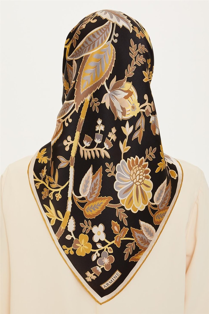 Armine Sura Pure Silk Scarf 9227D 53 01