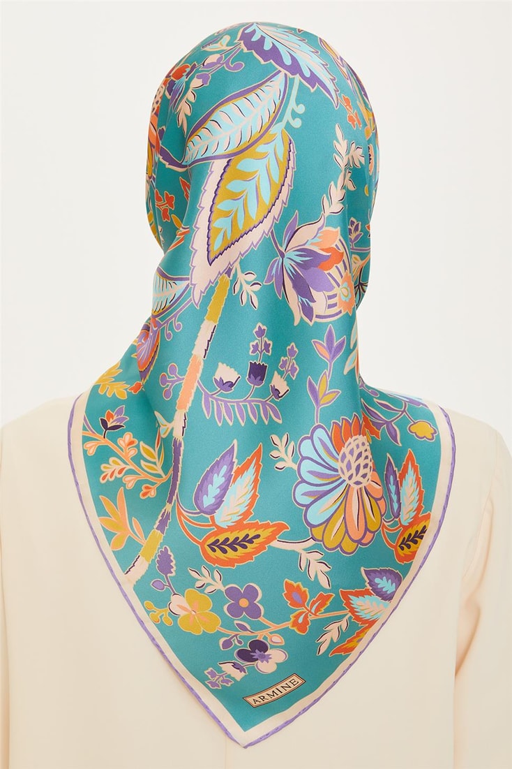 Armine Sura Pure Silk Scarf 9227D 53 33