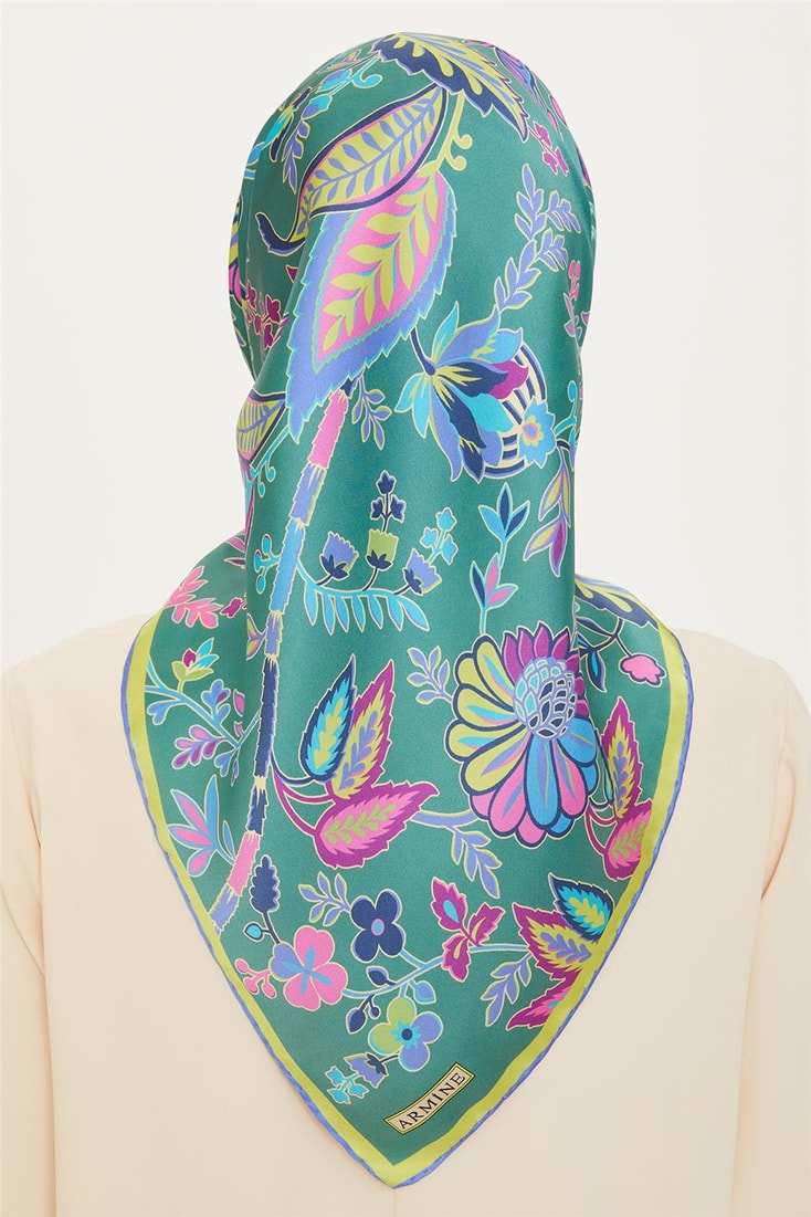 Armine Sura Pure Silk Scarf 9227D 53 84