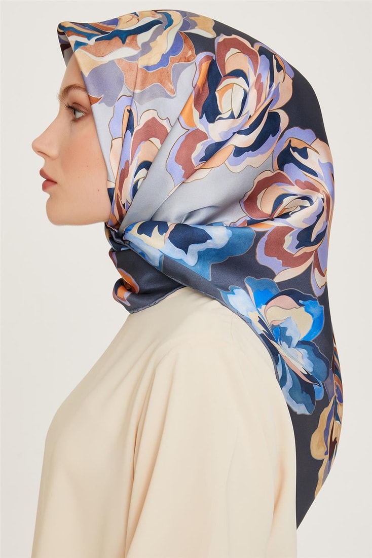 Armine Sura Saf İpek Eşarp 9234D 01 34