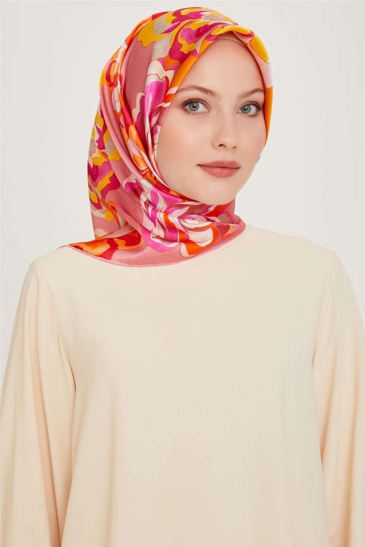 Armine Sura Saf İpek Eşarp 9234D 01 53