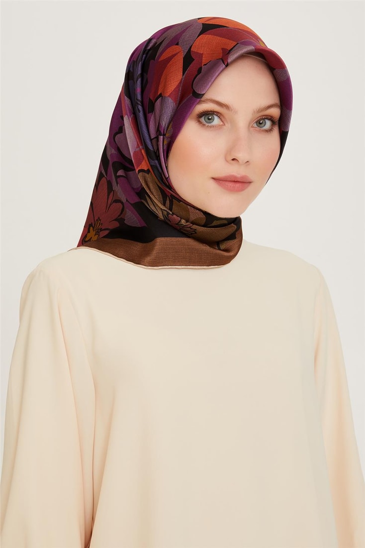Armine Sura Saf İpek Eşarp 9238D 38