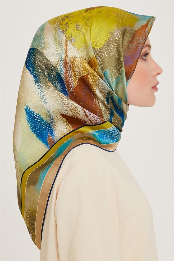 Armine Sura Saf İpek Eşarp 9240D 33