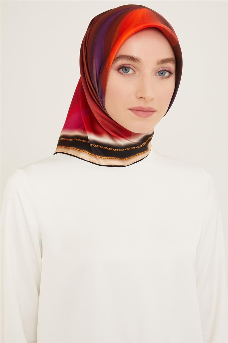 Armine Sura Silk Scarf 24Ya9112 27 39