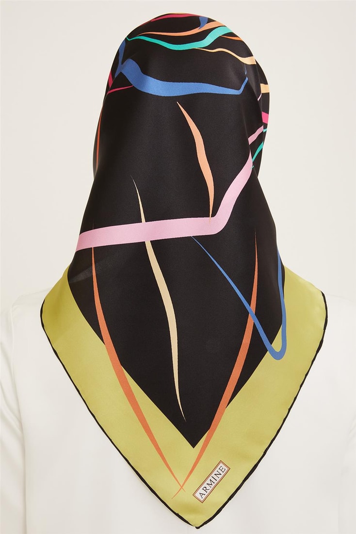 Armine Sura Silk Scarf 24Ya9115 36 58