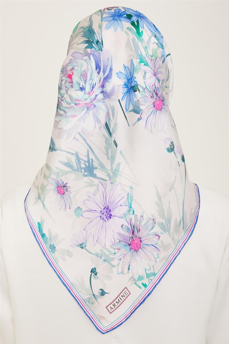 Armine Twill İpek Eşarp 24Ya9129 09
