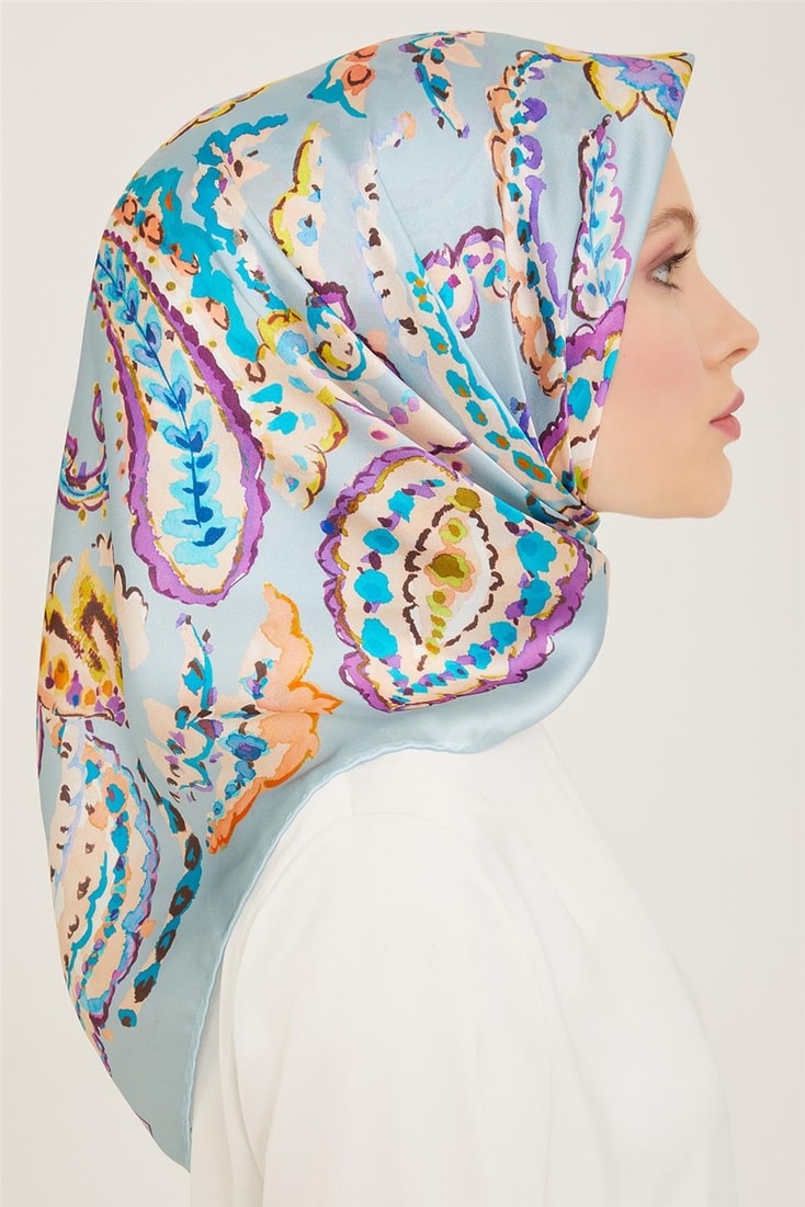 Armine Sura Silk Scarf 24Ya9130 3 03