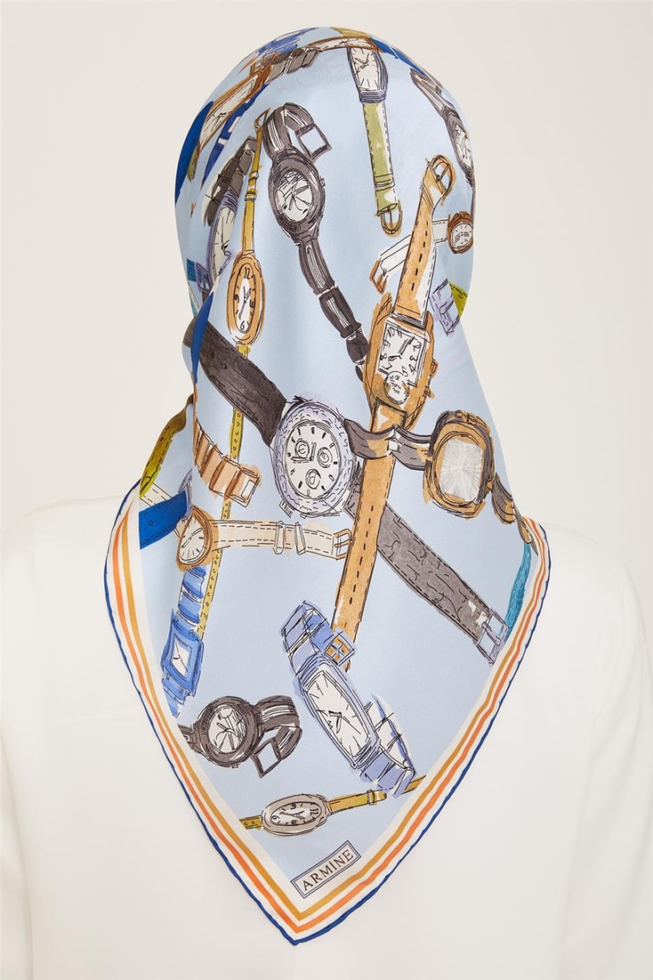 Armine Sura Silk Scarf 24Ya9141 81 81