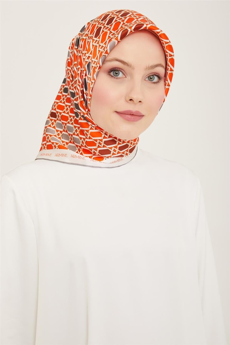 Armine Twill İpek Eşarp 24Ya9144 37 37