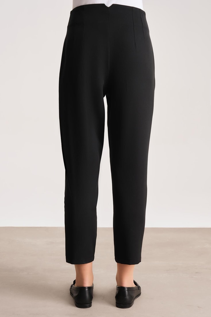 Armine High Waist Carrot Trousers Medium 2518 Black