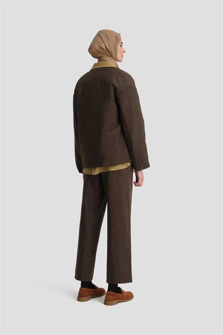 Armine Straight Trousers ORT2720 Khaki