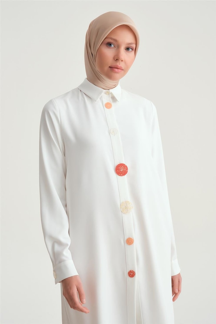 Armine Tunic Ort4208 Ecru
