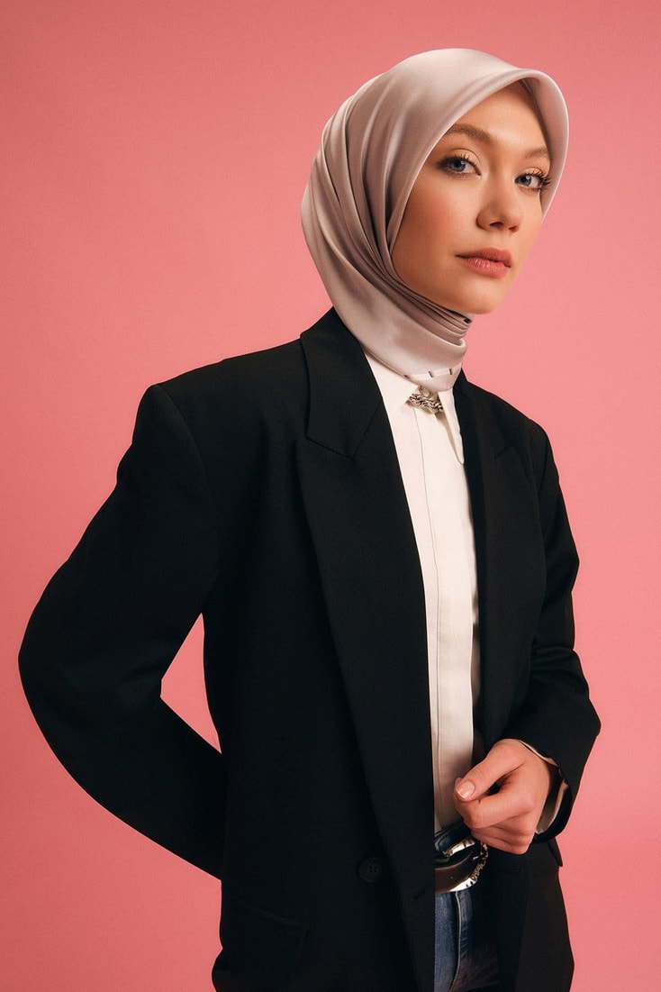 Armine Double Buttoned Jacket Ort5418 Black