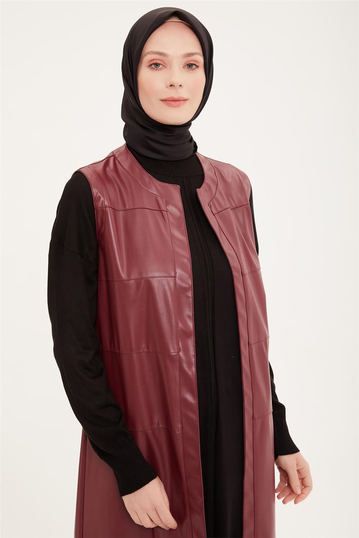 Armine Yelek 22Kd3303 Bordo