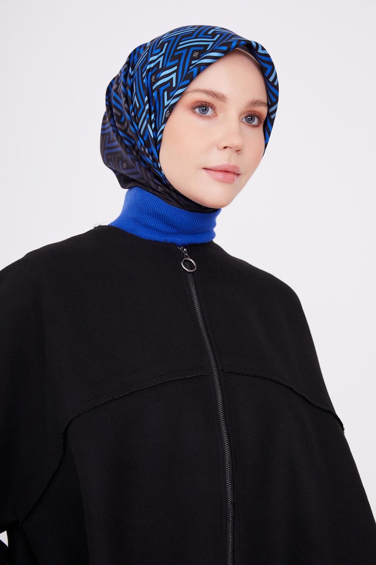 Armine Asimetrik Ve Oversize Fermuarlı Hırka 22K5915 Siyah