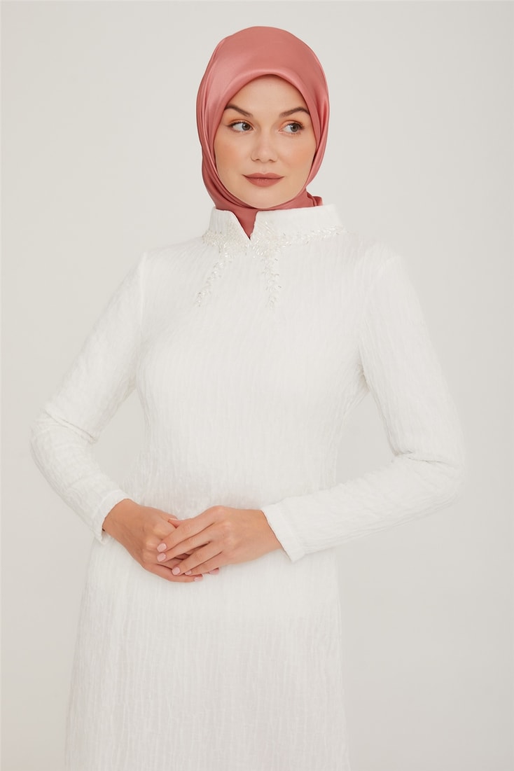 Armine Dress 22K9422 Ecru