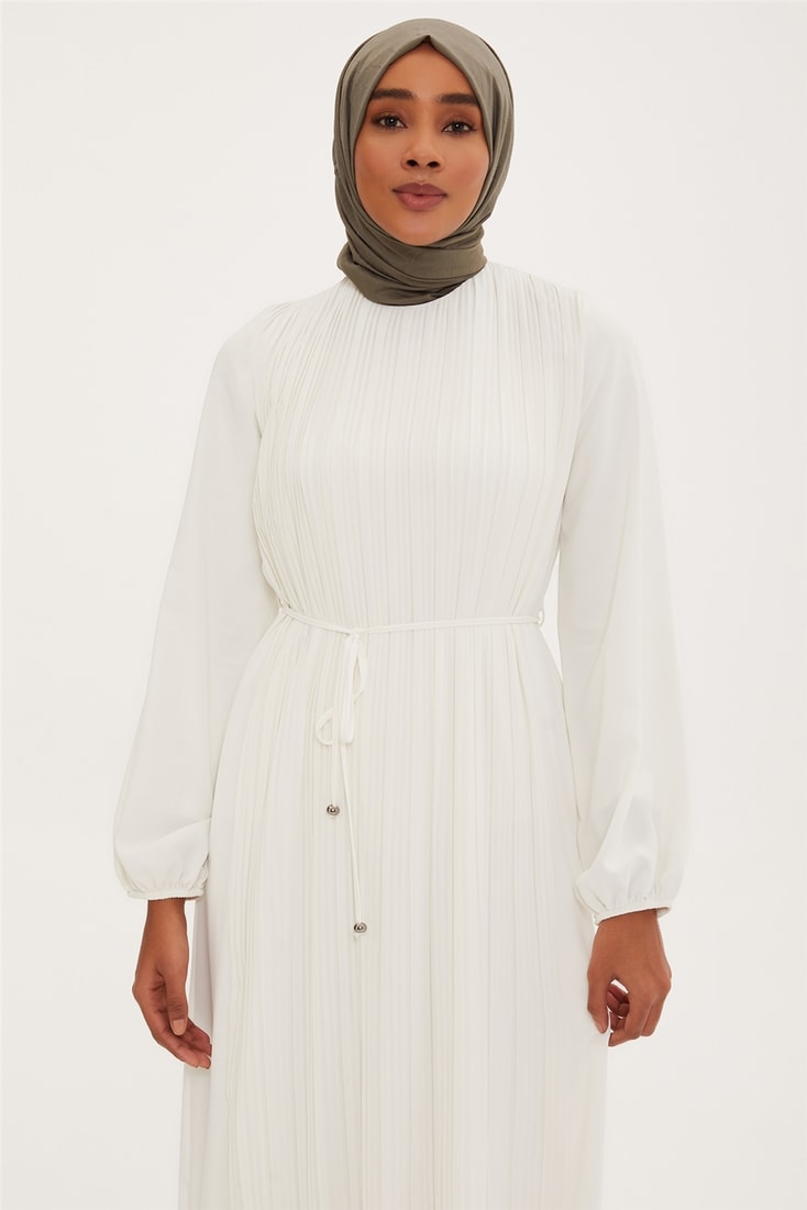 Armine Elbise 22K9435 Ekru