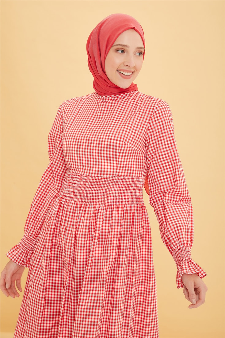 Armine Elbise 22YF3000 Kırmızı