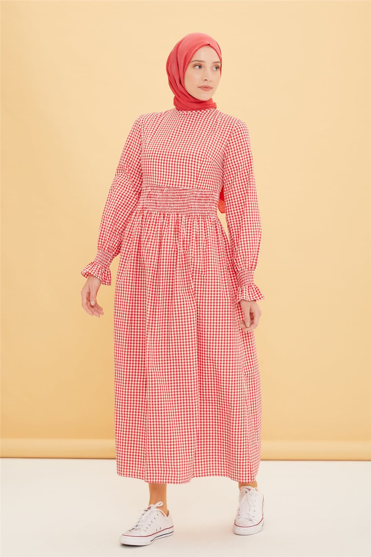 Armine Elbise 22YF3000 Kırmızı
