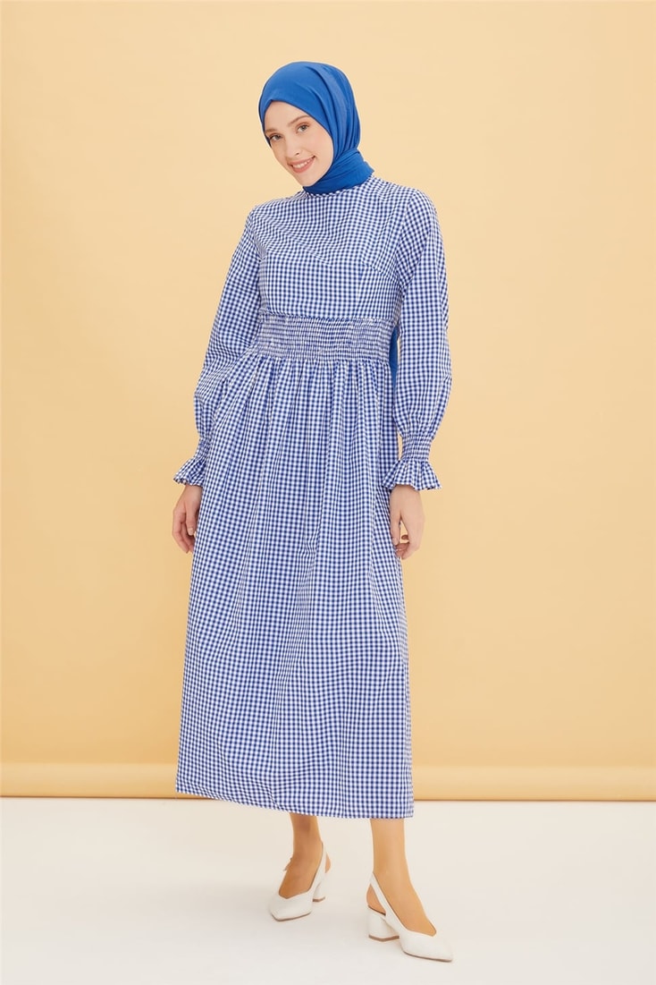 Armine Dress 22YF3000 Navy Blue