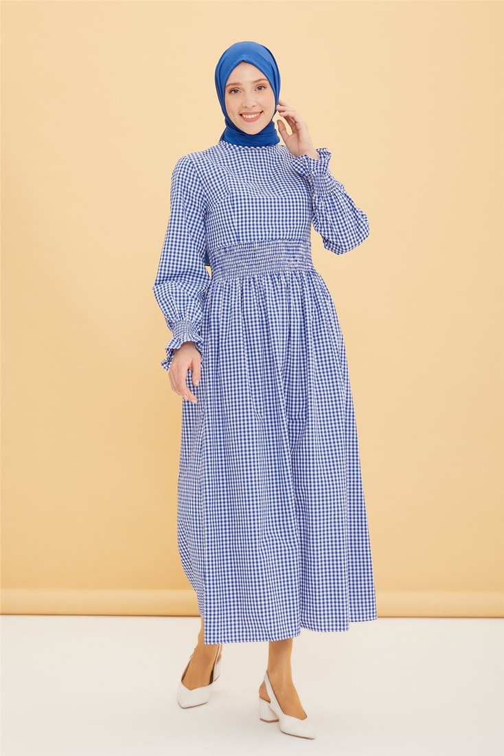 Armine Dress 22YF3000 Navy Blue
