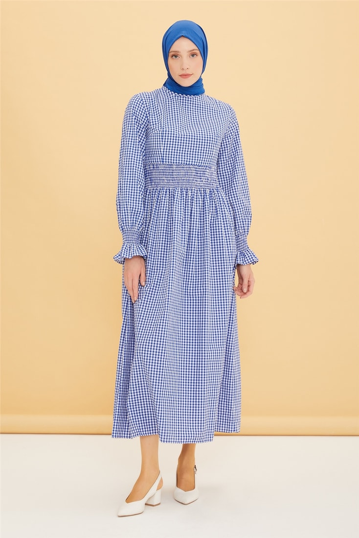 Armine Dress 22YF3000 Navy Blue