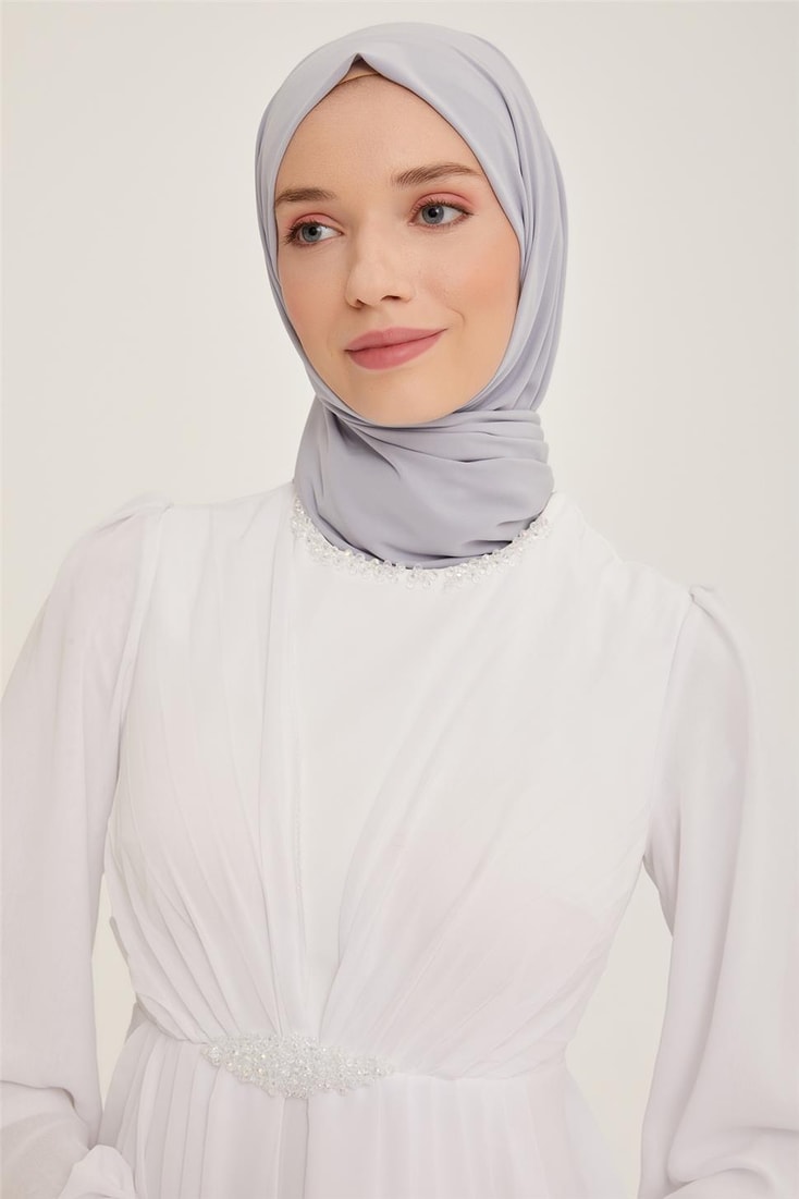 Armine Abiye Elbise 22Yd3333 Beyaz