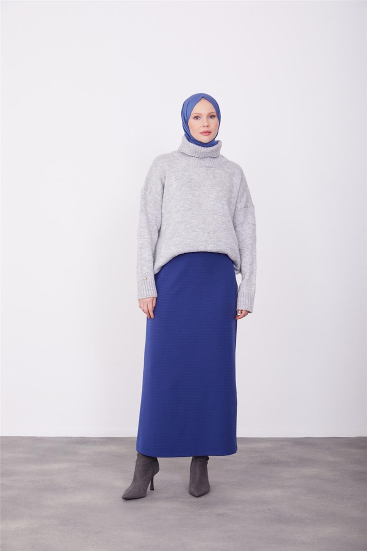 Armine Basic Pencil Skirt 23K1517 Marine