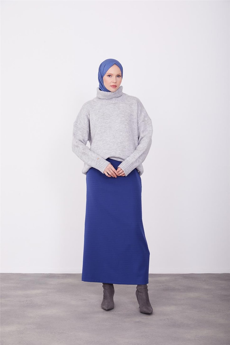 Armine Basic Pencil Skirt 23K1517 Marine