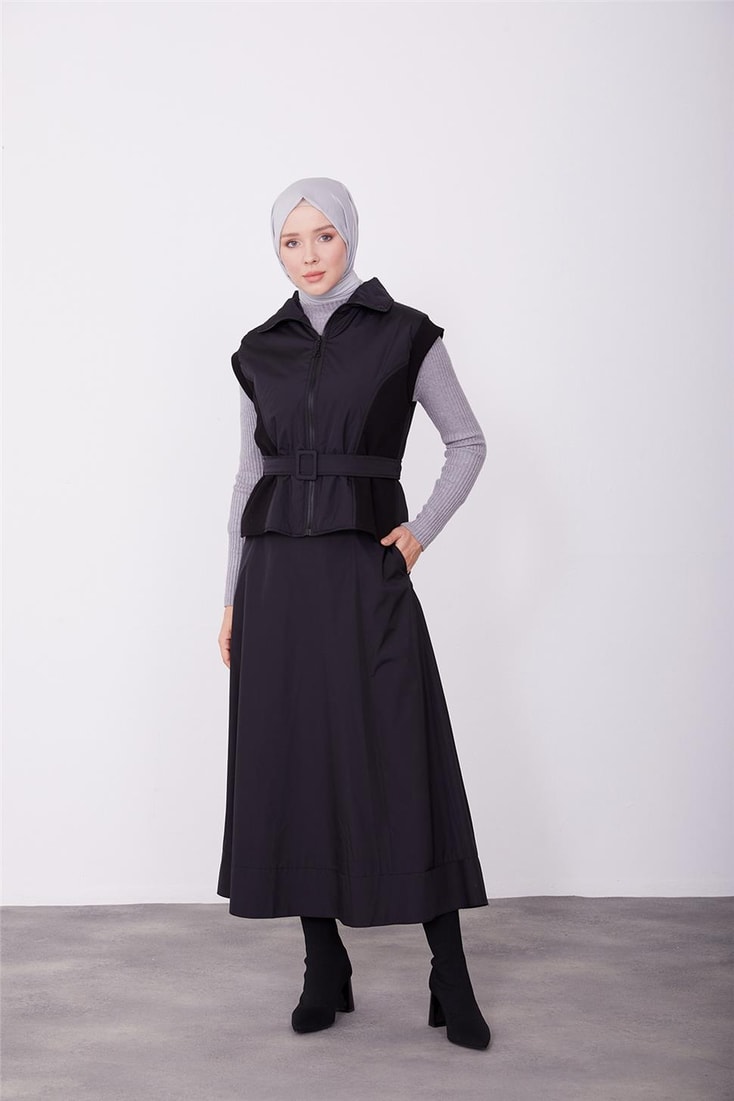 Armine Couped Godeli Skirt 23K1526 Black