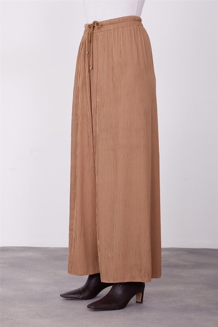 Armine Elastic Waist and Tunnel Trousers 23K2433 Chocolate
