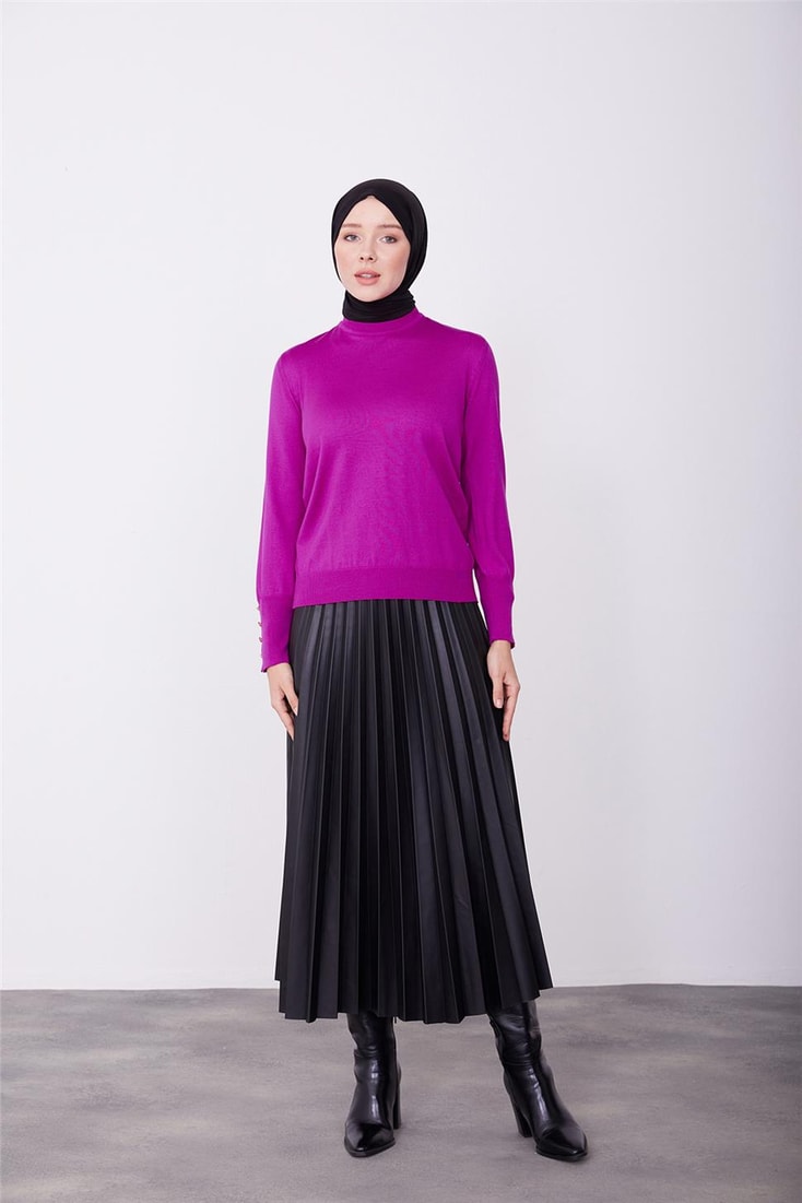 Armine Sweater 23Kd2801 Fuchsia