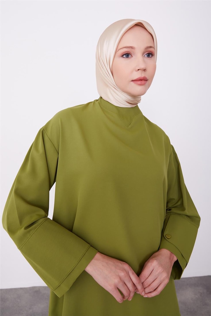 Armine Garnished Blouse 23K3344 Khaki