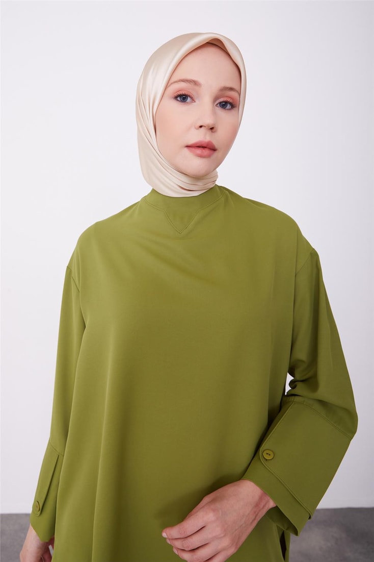 Armine Garnished Blouse 23K3344 Khaki