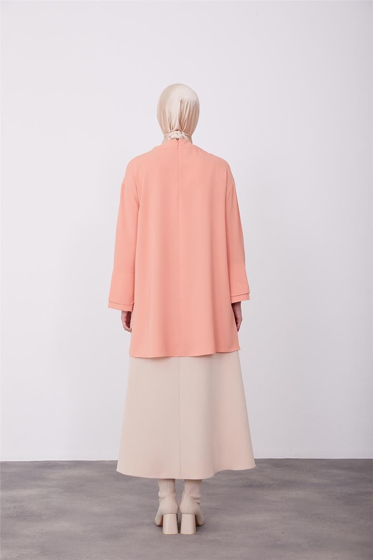 Armine Garnished Blouse 23K3344 Peach