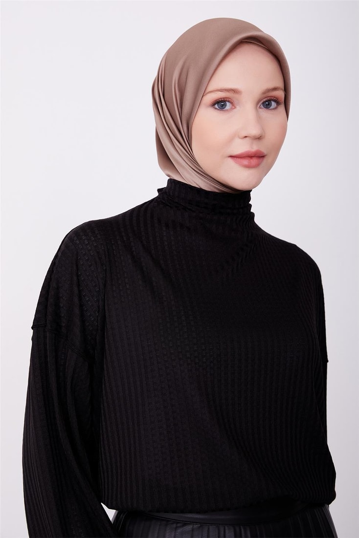 Armine Knitted Basic Blouse 23K3408 Black