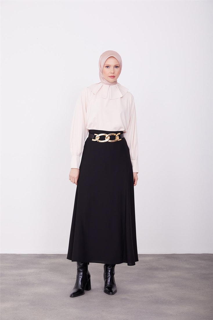 Armine Pleated and Allerli Blouse 23K3416 Vanilla